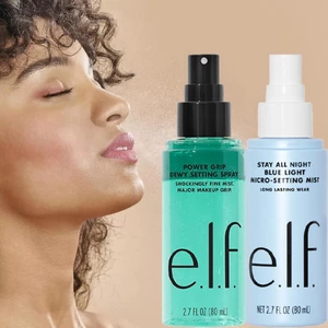 Xịt Giữ Lớp Trang Điểm e.l.f. Stay All Day Blue Light Micro-Setting Mist /ELF Power Grip Dewy Setting Spray 80 ML