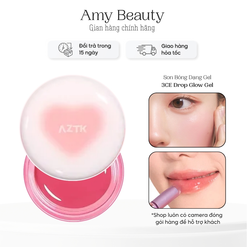 Son Dạng Hủ Đa Năng AZTK Lip & Cheek Glowy Jelly Pot | Shopee Việt Nam