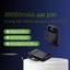 Pin dự phòng 20000mAh siêu nhanh, siêu mỏng, dung lượng lớn với 4 dây sạc nhanh tích hợp