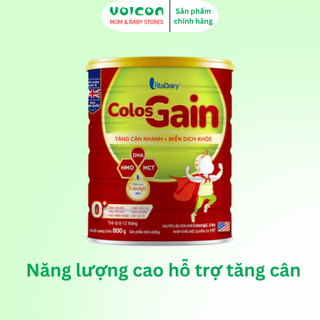 Colos Gain phiên bản cải tiến 800g – sữa hỗ trợ tăng cân, miễn dịch, tiêu hóa khỏe mạnh