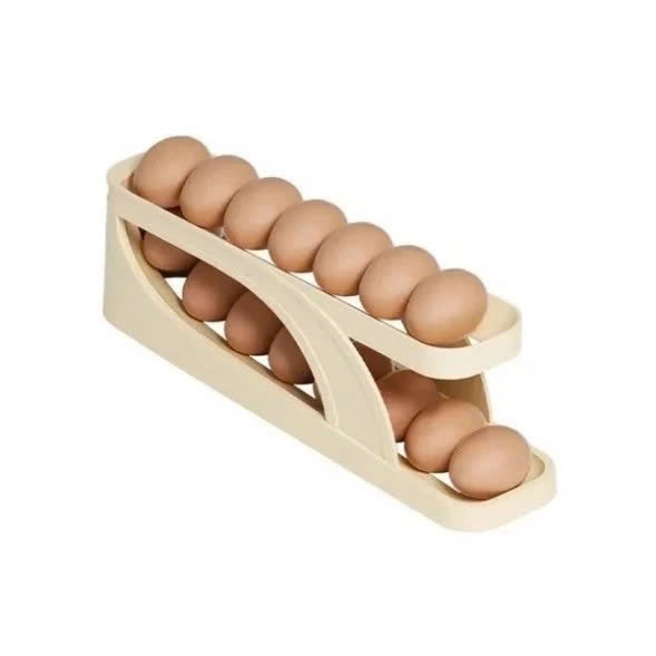 KHAY ĐỰNG TRỨNG - Hộp Đựng Trứng 2 Tầng Thông Minh Cho Tủ Lạnh – Giải Pháp Bảo Quản Trứng Gà Vịt Gọn Gàng