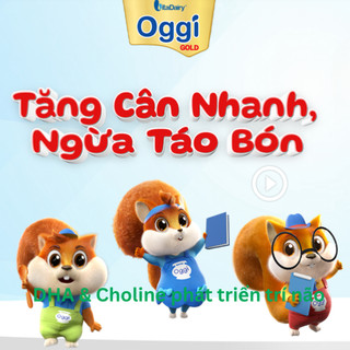 Oggi Gold 900g – sữa dinh dưỡng cao năng lượng cho trẻ 1-10 tuổi tăng cân, tiêu hóa khỏe mạnh