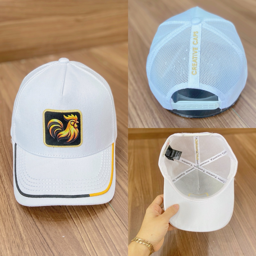 MŨ LƯỠ TRAI CON GÀ IN 3D THỜI TRANG NAM NỮ