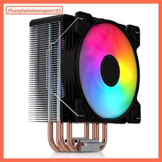 Tản Nhiệt Khí CPU X4000 RGB Black 4 Ống Đồng Fan 120mm LED RGB Hiệu Suất Cao Hỗ Trợ Intel AMD- Black Hiệu suất ổn định