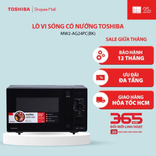 Lò vi sóng Toshiba MW2-AG24PC(BK) - 24L - Hàng chính hãng, bảo hành 12 tháng |HỎA TỐC HCM|