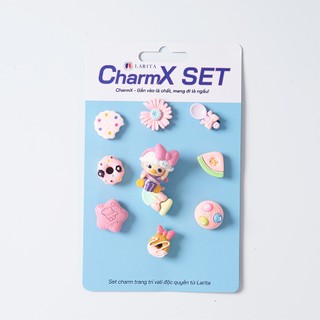 Set sticker CharmX Freesize gắn vali - mix đa màu dễ thương, cá tính riêng, nổi bật vali tránh thất lạc hành lý