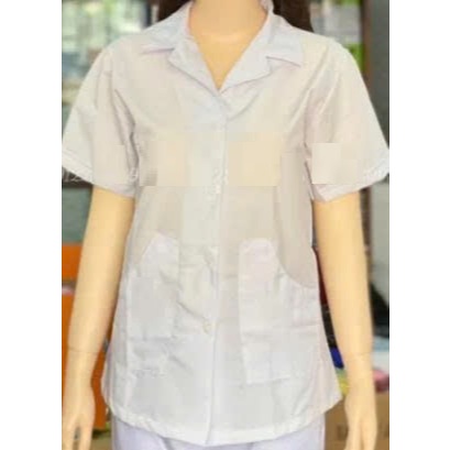 Áo y tá nữ, Áo điều dưỡng nữ tay ngắn vải kate .Áo Dược Sĩ , Thực Tập sinh Vải Kate ,Form Đẹp, Dễ ỦI