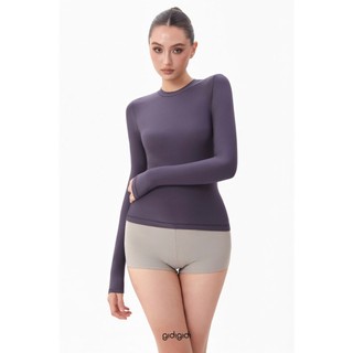 GIDIGIDI - EMMA TOP 10506 áo chất thun cổ tròn tay dài dáng ôm mix nhiều kiểu basic