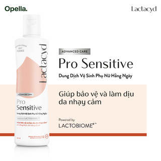 [KOL LIVESTREAM] Bộ 2 chai Dung Dịch Vệ Sinh Phụ nữ Lactacyd Pro Sensitive Cho Da Nhạy Cảm 250ml/chai
