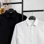 Áo Sơ Mi Nam Trơn Tay Dài, Vải cotton Lụa, co dãn nhẹ, độ dày vừa phải Menswear Top