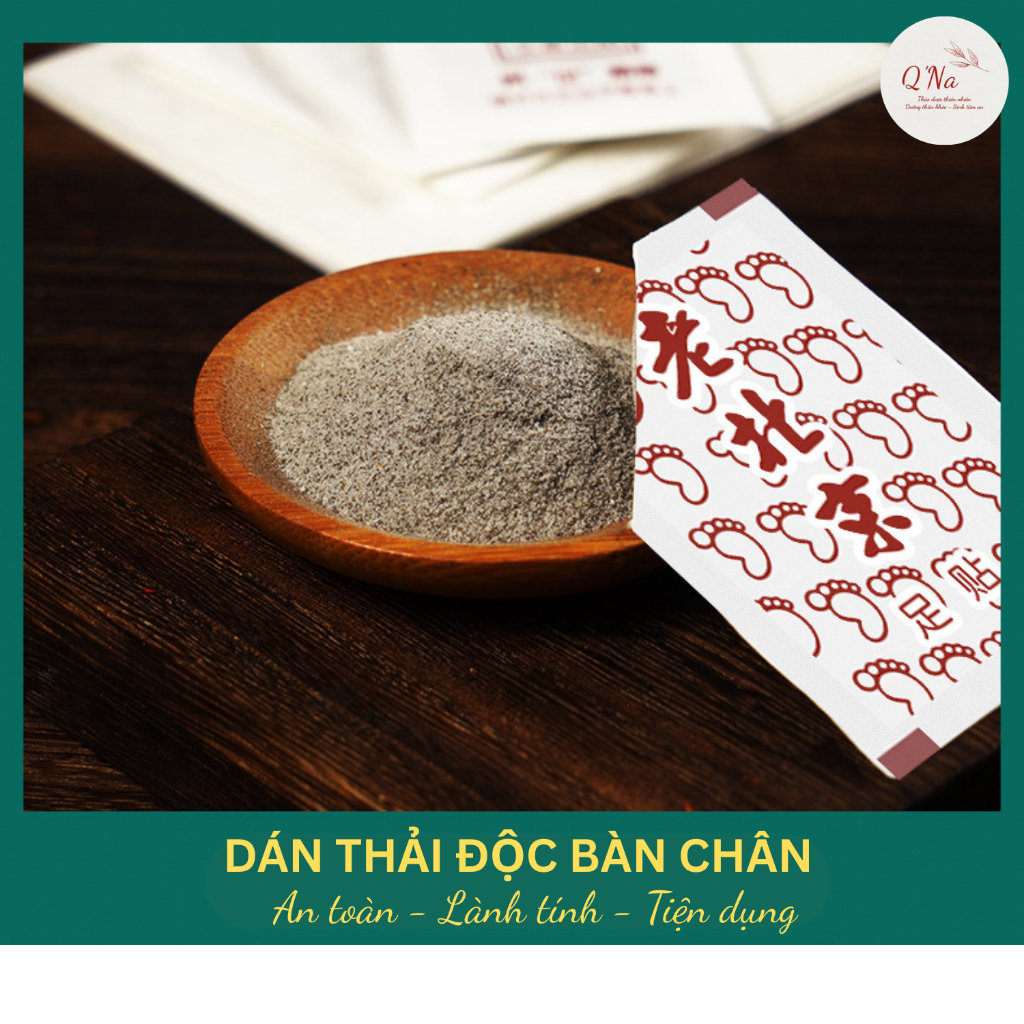 Miếng dán thải độc bàn chân hộp to 50 miếng đào thải độc tố làm đẹp da, nâng cao thể trạng...