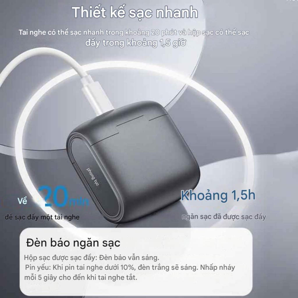 TAI NGHE YSP28 – CÔNG NGHỆ OWS MỞ TAI BLUETOOTH 5.4 ENC GIẢM ỒN PIN TRÂU 25 GIỜ – ÂM HIFI SIÊU SÁNG