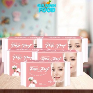 Bông Tẩy Trang Pop - Puf Classic 100 Miếng [Sản Phẩm Chính Hãng]