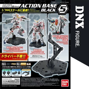 Đế dựng mô hình Gundam Action Base 5 - Black (1/144 - 1/100)