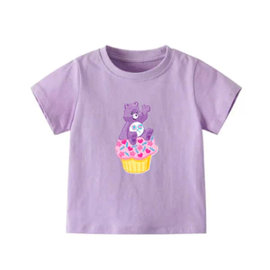 👕 Áo Thun Bé Gái mềm mịn thoáng mát in hình dễ thương 👕 AT234