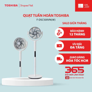 Quạt tuần hoàn Toshiba F-DSC50XVN(W) - Bảo hành chính hãng 12 tháng