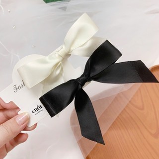 Cặp tóc, kẹp tóc nơ ruy băng thời trang Hàn Quốc Chồi accessories - Y008