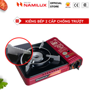 Bếp Gas Mini/ Du Lịch NaMilux NH-P2911PF /  MLN-191PF│Van Ngắt Gas An Toàn Inline-Cut│Công Suất 2.6 Kw - Hàng Chính Hãng