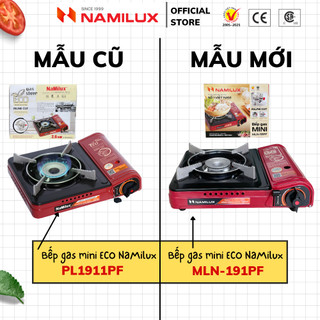 Bếp Gas Mini/ Du Lịch NaMilux NH-P2911PF /  MLN-191PF│Van Ngắt Gas An Toàn Inline-Cut│Công Suất 2.6 Kw - Hàng Chính Hãng