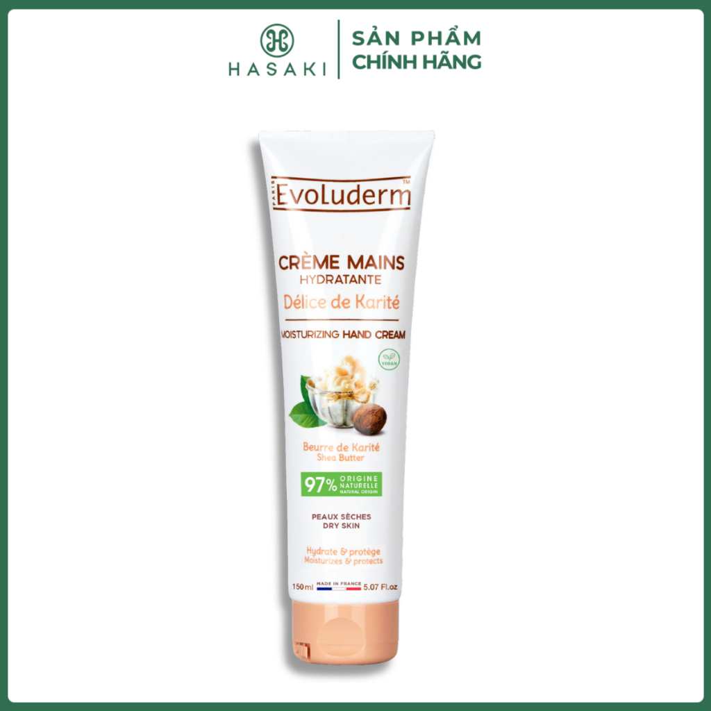 Kem Dưỡng Da Tay Evoluderm Karite 150Ml