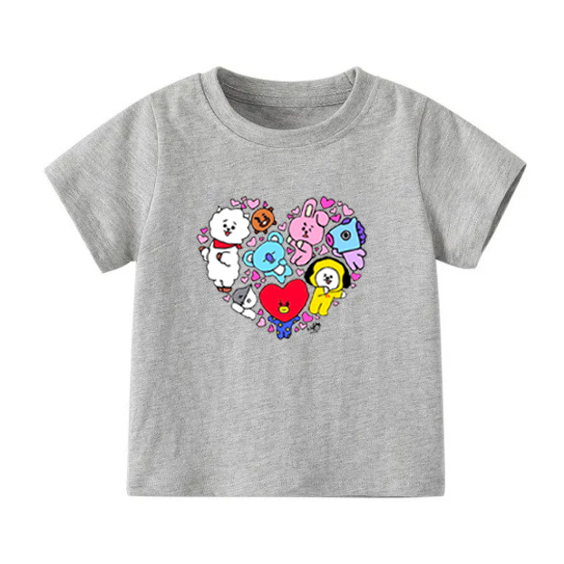 👕 Áo Thun Bé Gái mềm mịn thoáng mát in hình dễ thương 👕 AT241