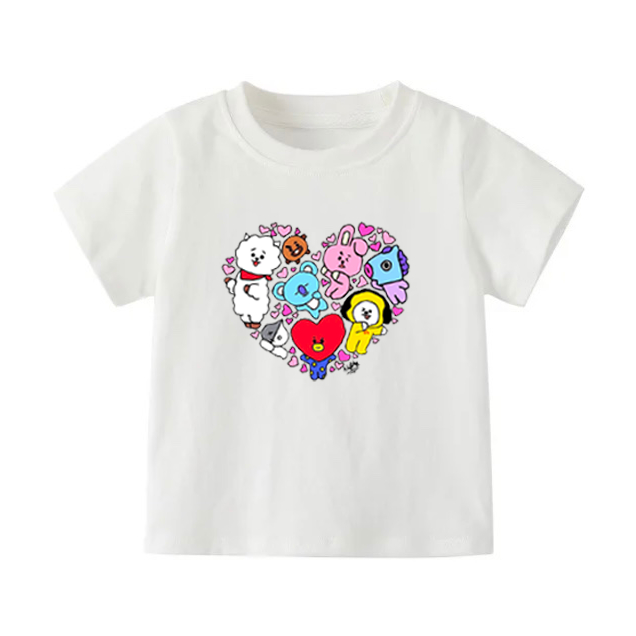 👕 Áo Thun Bé Gái mềm mịn thoáng mát in hình dễ thương 👕 AT241