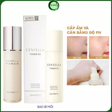 Nước Hoa Hồng Dưỡng Da Căng Bóng Dr.Pepti Centella Toner Nhập Khẩu Chính Hãng 180ml - Mibebe