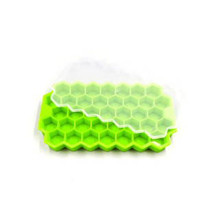 Khay làm đá silicon hình tổ ong 37 ô nhiều màu