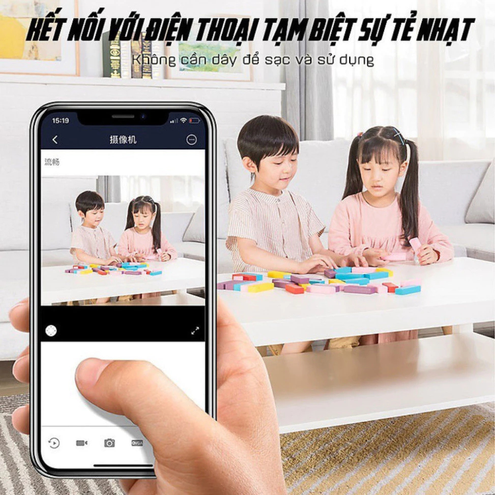 Thiết kế của Camera WiFi Mini 1080p Cao Cấp
