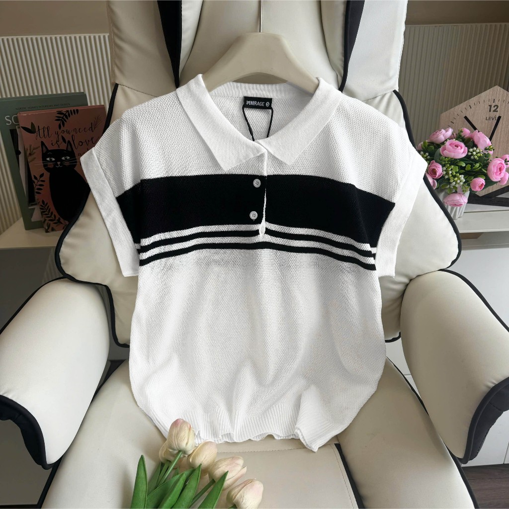 Áo Len Mirage Bảng To Đen Local Brand Chất Len Mongtoghi Mềm Mịn Thoáng Mát.