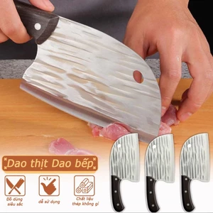 Dao Thái Thịt Cá Nhật Bản Tay Cầm nhựa ABS Cao Cấp Chất Liệu Thép Không Gỉ,Thiết Kế Độc Lạ Chặt Thái Gọt, Lọc Đa năng