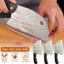 Dao Thái Thịt Cá Nhật Bản Tay Cầm nhựa ABS Cao Cấp Chất Liệu Thép Không Gỉ,Thiết Kế Độc Lạ Chặt Thái Gọt, Lọc Đa năng