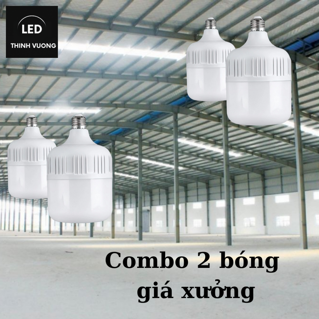 Combo Bóng đèn LED 30W 220V Thịnh Vượng | LED Bulb Siêu Sáng 2500 Lumen | Bền – Tiết Kiệm Điện