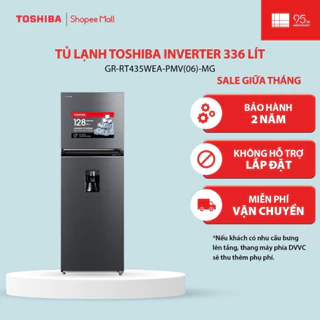 Tủ lạnh Toshiba Inverter 322 lít GR-RB405WE-PMV(06)-MG - Hàng chính hãng, bảo hành 2 năm