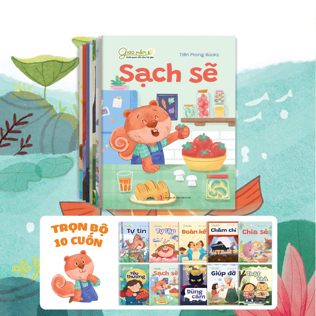 Sách - Combo 10 Cuốn Gieo Mầm Thói Quen Tốt Cho Bé Yêu