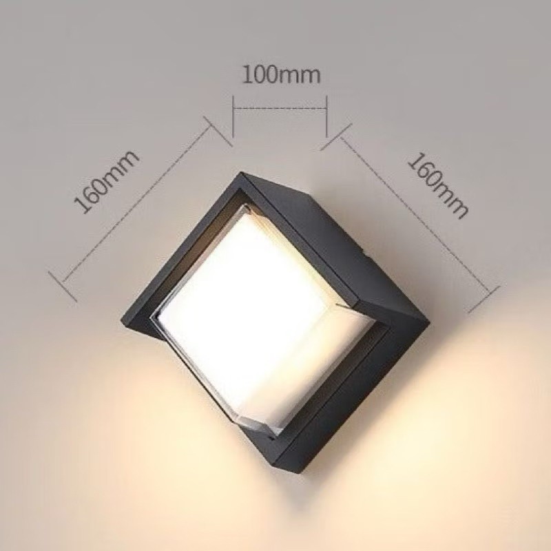 Đèn Ốp Tường Trang Trí 2 Đầu Chống Nước IP65 – Đèn Trang Trí Ngoài Trời Ban Công, Cầu Thang