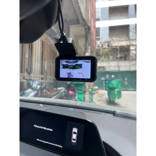 Camera hành trình ô tô K4 ghi hình trước sau phân giải 1080HD camera lùi hiển thị vạch kết nối điện thoại bảo hành 1 năm