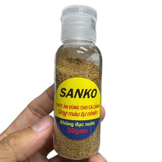 Hủ 30gram - Cám Sanko dinh dưỡng cho cá cảnh, tăng màu, không gây đục nước