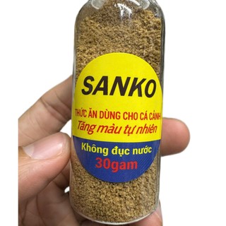 Hủ 30gram - Cám Sanko dinh dưỡng cho cá cảnh, tăng màu, không gây đục nước