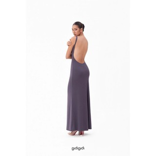 GIDIGIDI - Đầm 10510 chất thun co giãn hai dây hở lưng tôn dáng kiểu basic