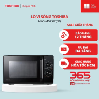 Lò vi sóng Toshiba MW3-MG25PE(BK) - Bảo hành chính hãng 12 tháng