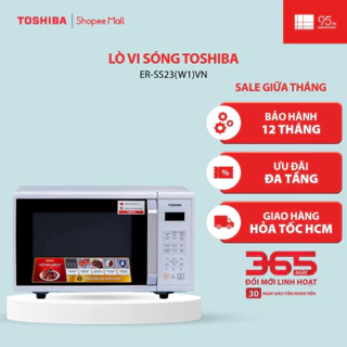 Lò vi sóng Toshiba ER-SS23(W1)VN -23L - Hàng chính hãng, bảo hành 12 tháng |HỎA TỐC HCM|