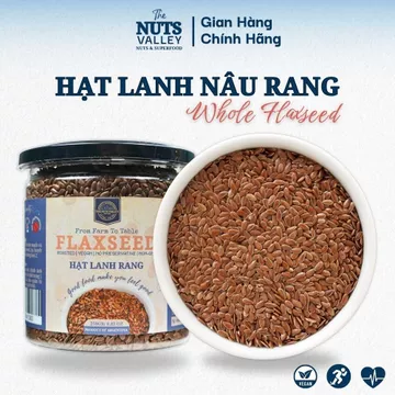 Hạt Lanh Rang Ấn Độ/ Canada The Nuts Valley Healthy, Giàu Omega 3, Ăn Kiêng, Làm Bánh, Flaxseed