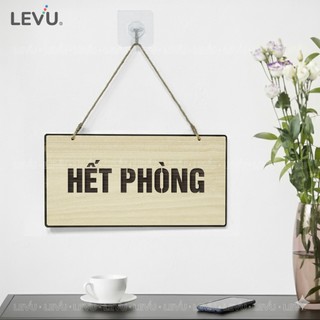 Bảng gỗ treo thông báo 2 mặt Còn Phòng / Hết Phòng trang trí khách sạn BG73