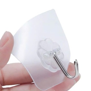 20 Chiếc Móc Dán Tường Trong Suốt Treo Đa Năng