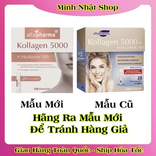 Collagen thủy phân Kollagen 5000 + Hyaluron Altapharma - Bí quyết giữ da trẻ trung và khỏe mạnh - Hộp 20 ống