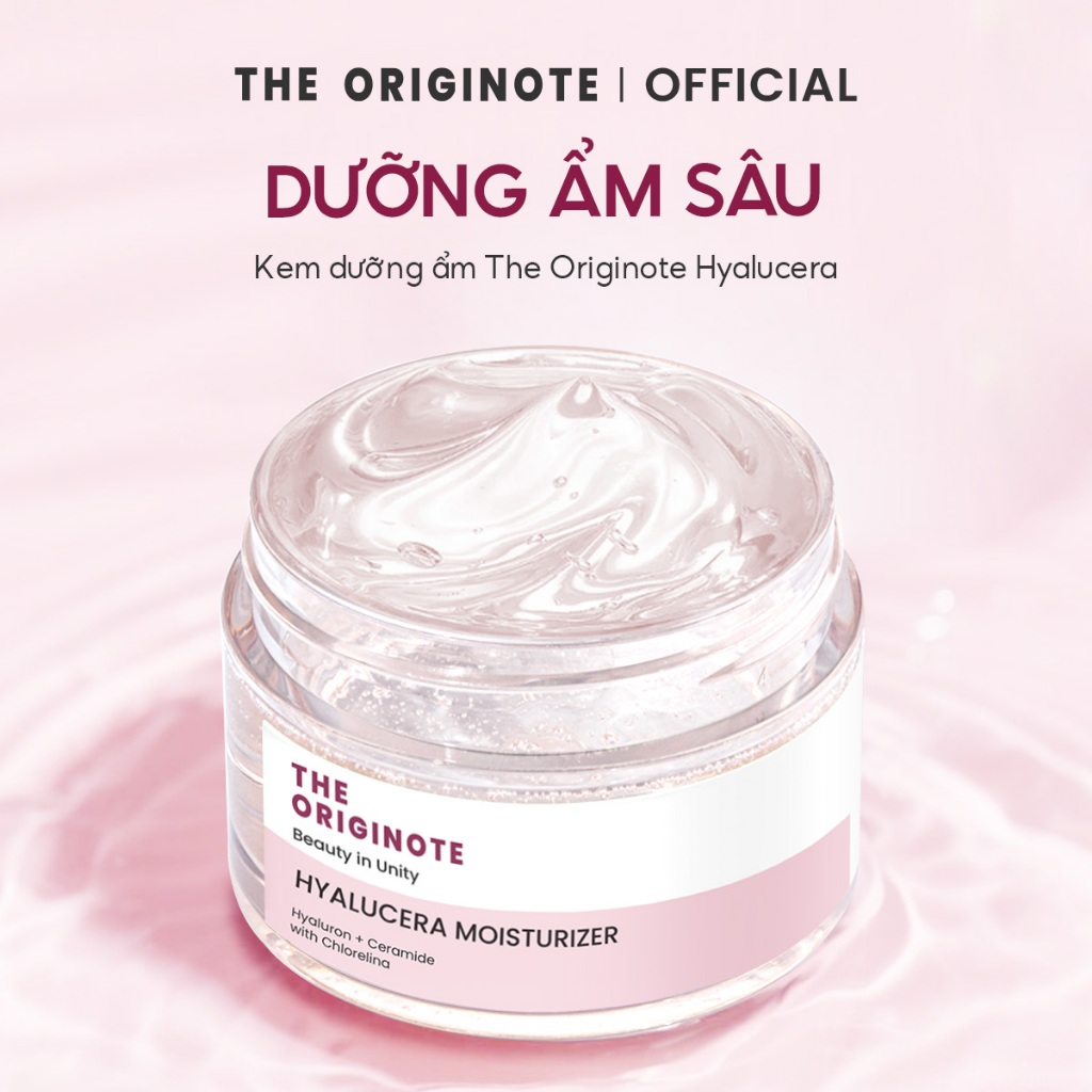 Kem Dưỡng Ẩm The Originote cấp ẩm làm dịu da phục hồi da sáng da Hyaluronic Acid Moisturizer Gel 50g
