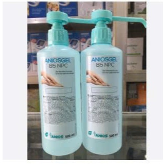 Nước rửa tay khô, sát khuẩn tay nhanh Anios gel .Chai gel rửa tay khô sát khuẩn nhanh Anios 500ml, bảo vệ da tay.