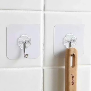 20 Chiếc Móc Dán Tường Trong Suốt Treo Đa Năng