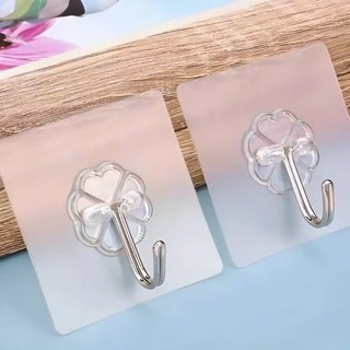 20 Chiếc Móc Dán Tường Trong Suốt Treo Đa Năng